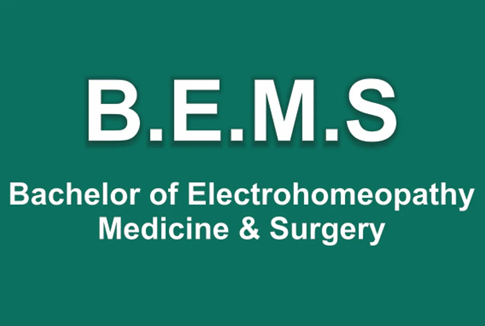 Bachelor of Electro-homeopathyÂ Medicine